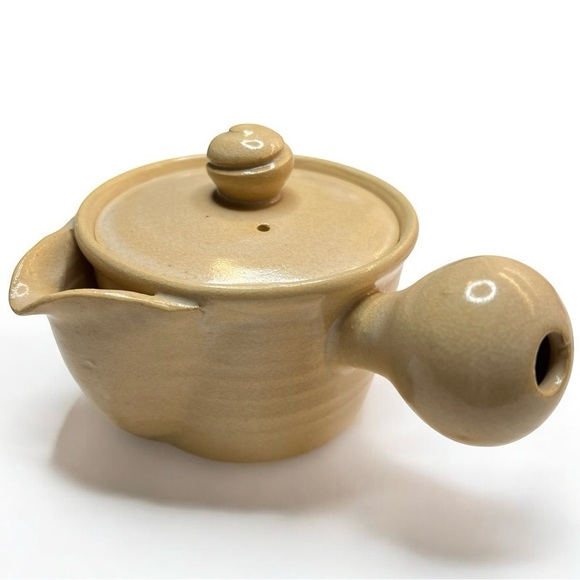 Vintage Hagi Ware Japanese Teapot and 3 Cups Handmade and Signed Studio Art - Picture 8 of 16